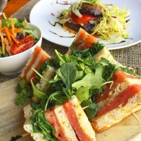 Gluten-free sandwich from Church & Dey at Millennium Hilton